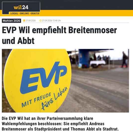 WIL24 - Wahlempfehlung der EVP WIL