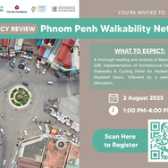 1st Policy Review for the Phnom Penh Walkability Network.