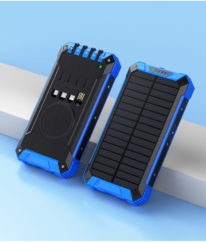 Thumbnail: Solar Power Bank with Cable Charging (Single Unit)