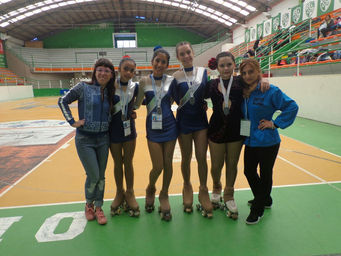 Auspicioso debut del patín artístico en los Juegos Evita