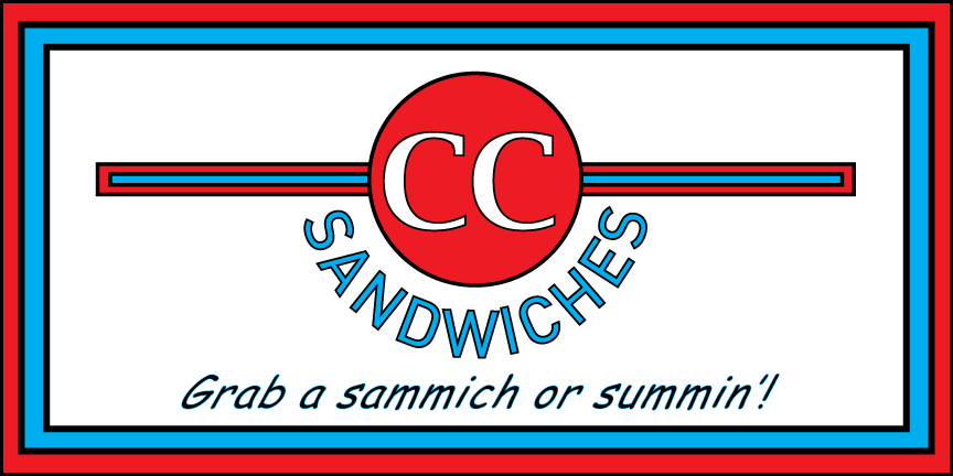 CC Sandwiches Logo & Signage