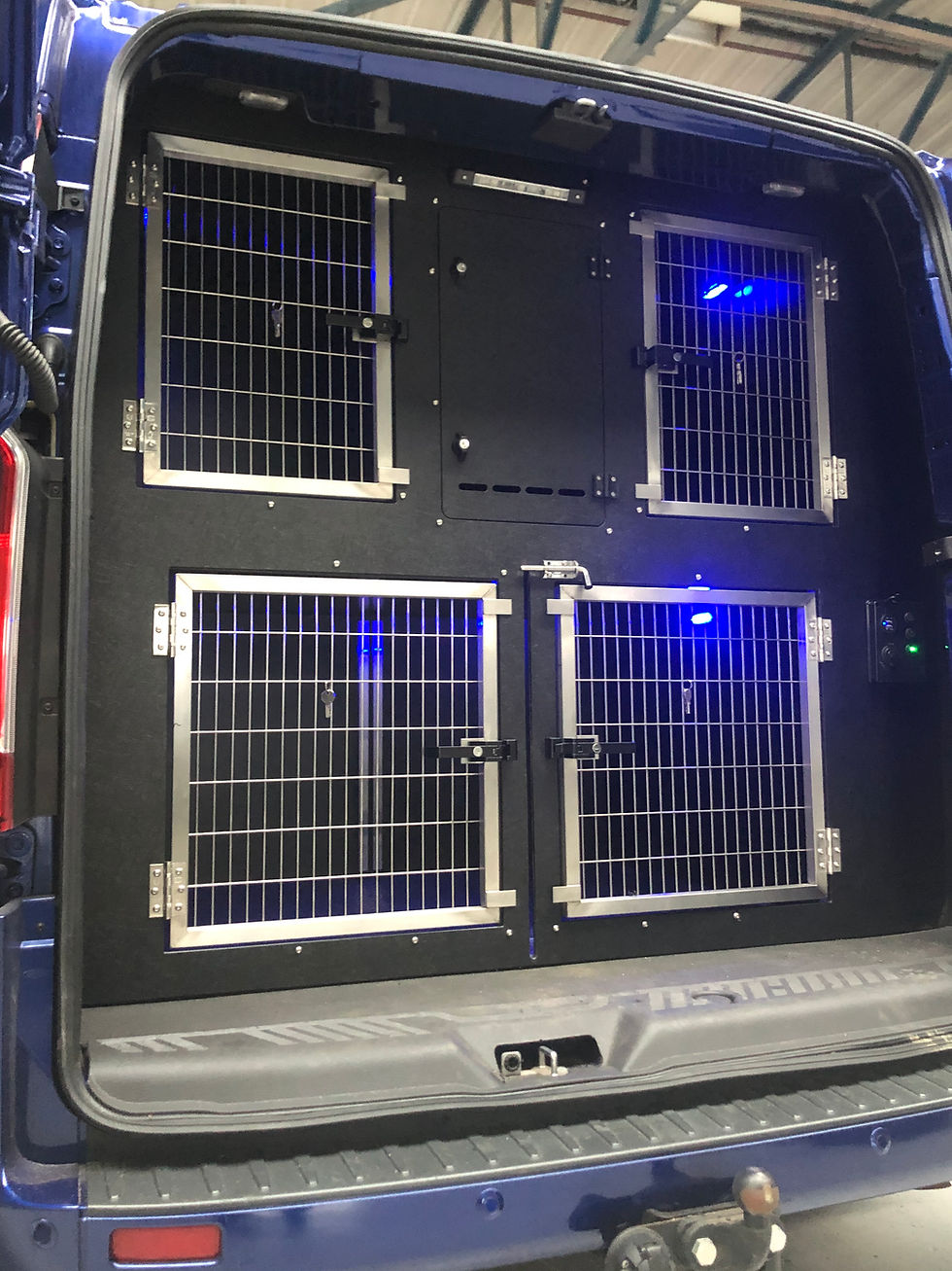 Thumbnail: dog boxes with LED lighting