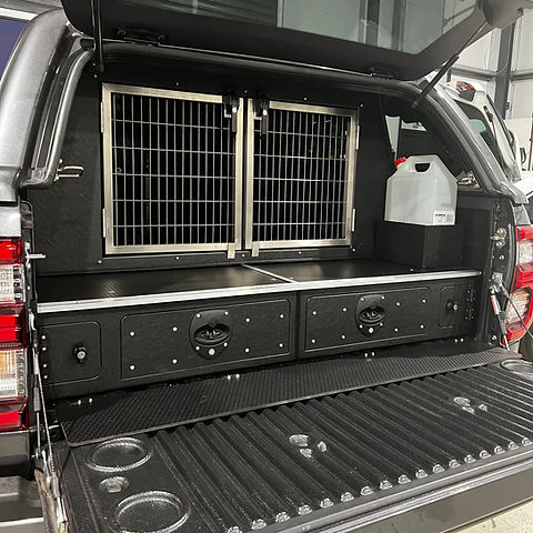 HOT Pick Up Truck Bed Dog Box Double Hunter Dog Box Pick Up