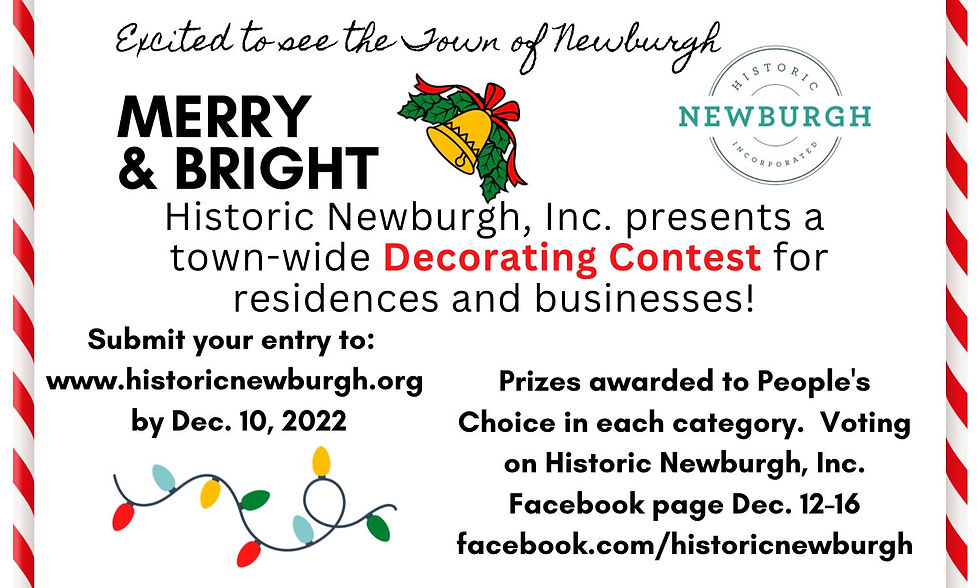 Town-Wide Decorating Contest Touring and People's Choice Voting