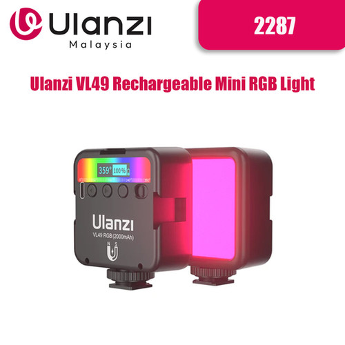Ulanzi VL49 Rechargeable Mini RGB Light N4 Camera Store