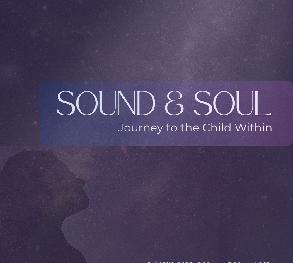 Sound healing and journeywork event artwork