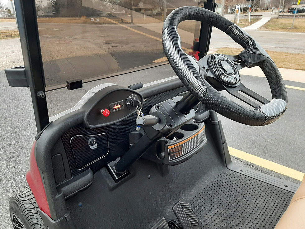Thumbnail: 2017 EZ Go RXV 48V Street Legal 4 Seat Premium Soul Red