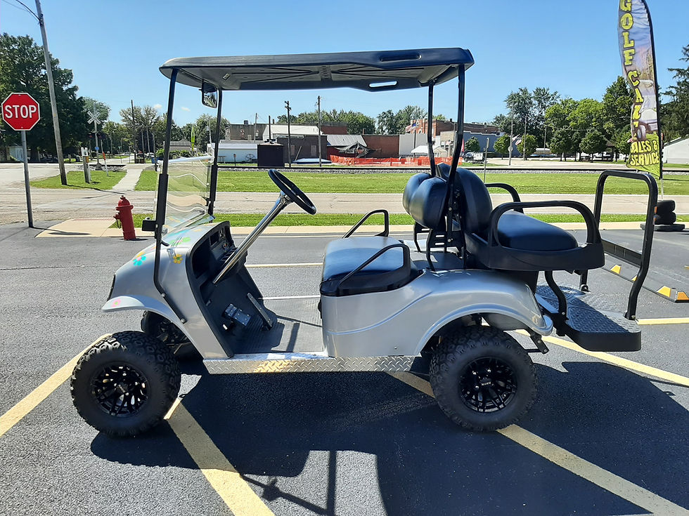 Thumbnail: 2008 EZ Go TXT 48V Lifted Custom Body