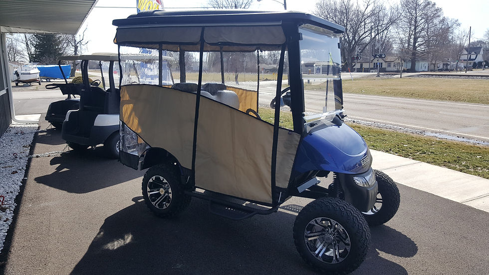 Thumbnail: 2014 EZ Go RXV 48V Street Legal Golf Cart w/ Enclosure