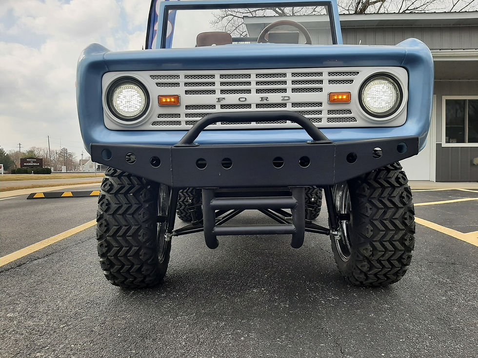 Thumbnail: Custom Ford Bronco Lifted Golf Car, Brittany Blue