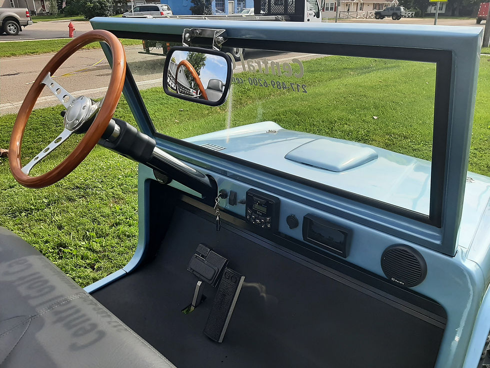 Thumbnail: Custom Ford Bronco Lifted Golf Car, Brittany Blue