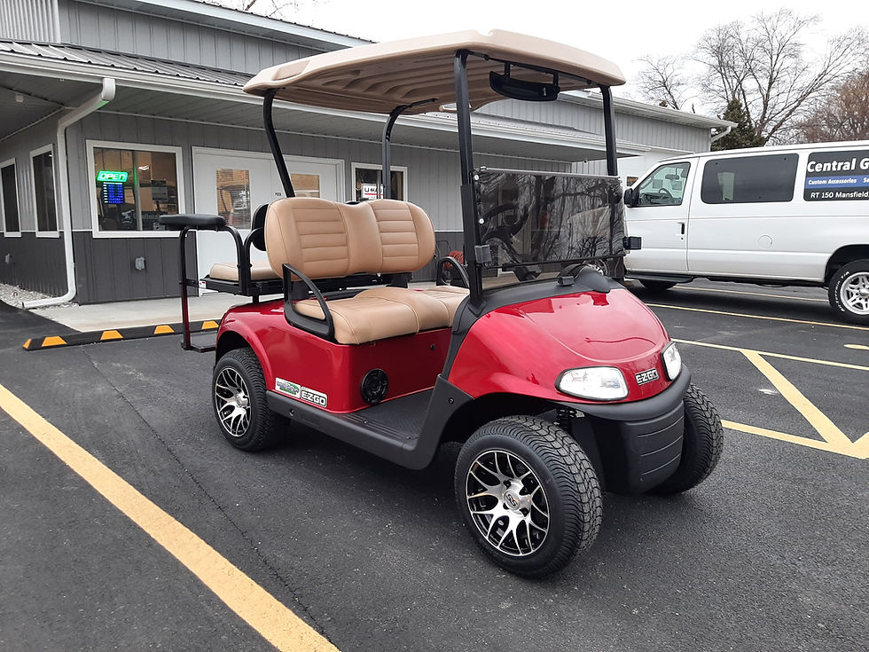 Thumbnail: 2017 EZ Go RXV 48V Street Legal 4 Seat Premium Soul Red