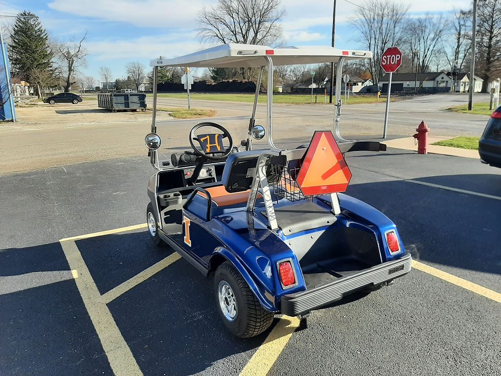 Thumbnail: Coach Lou Henson's Personal Club Car Illini Golf Cart