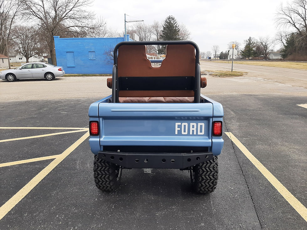 Thumbnail: Custom Ford Bronco Lifted Golf Car, Brittany Blue