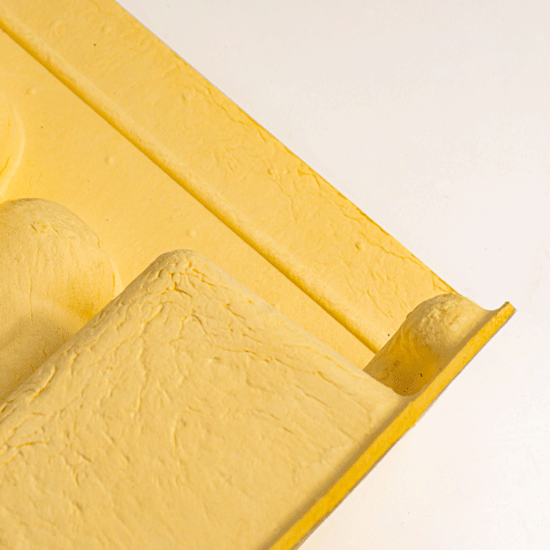 Colored Wet Press Molded Pulp Insert