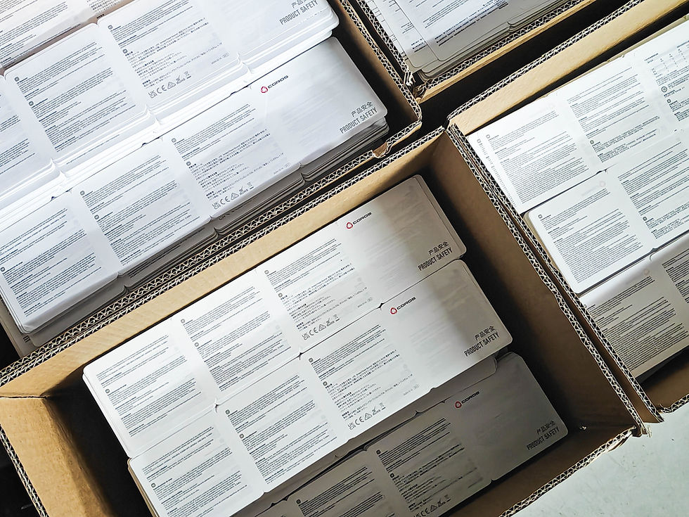 Instruction manual production.