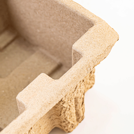 Natural Dry Press Molded Pulp Insert