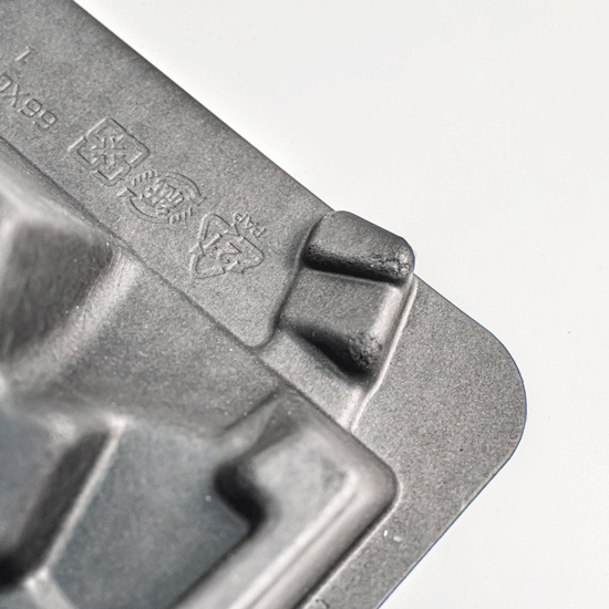 Black Molded Pulp Insert