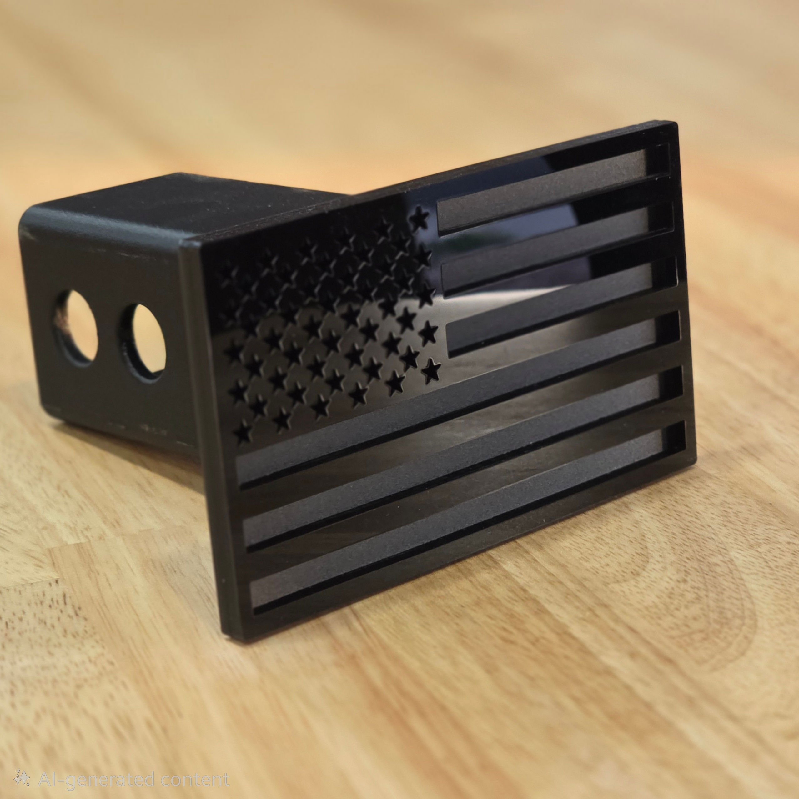US Flag Hitch Cover