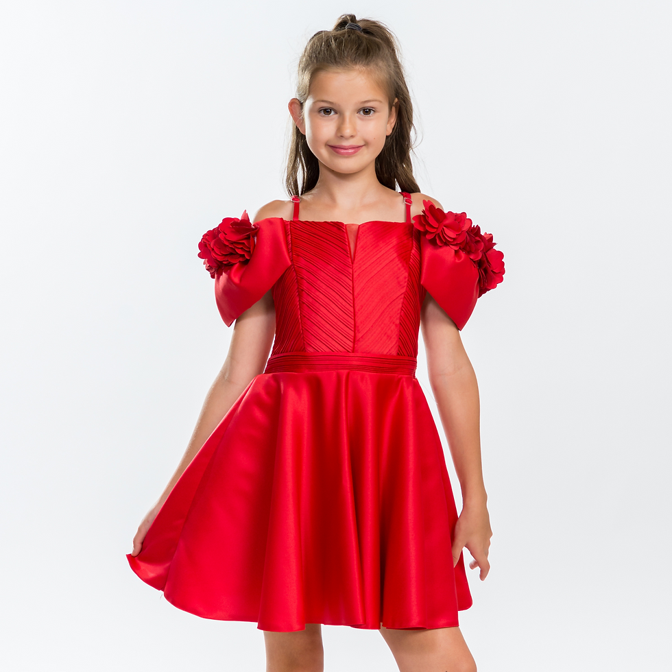 Miniatura: Miss playful red dress for teens