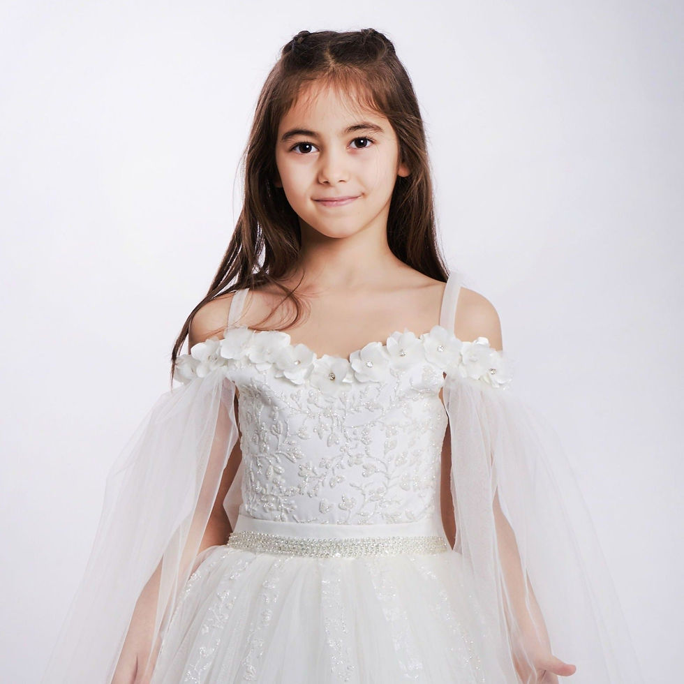 Miniatura: Graceful Garden Girls Formal Dress
