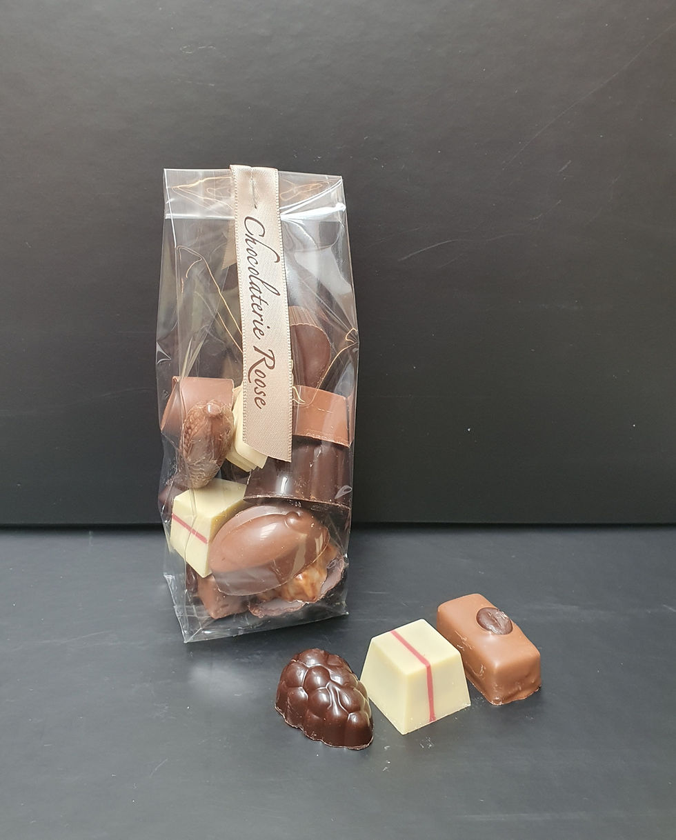 Zakjes Pralines € 6.50