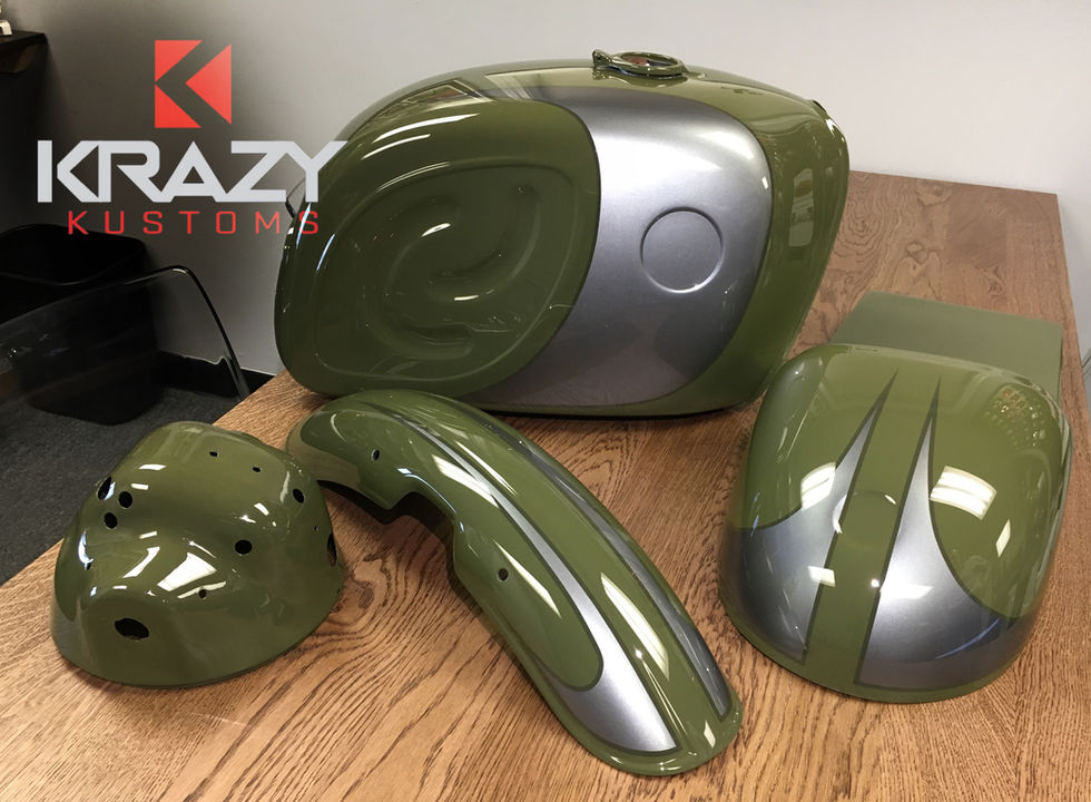 motorcycle tank fenders
