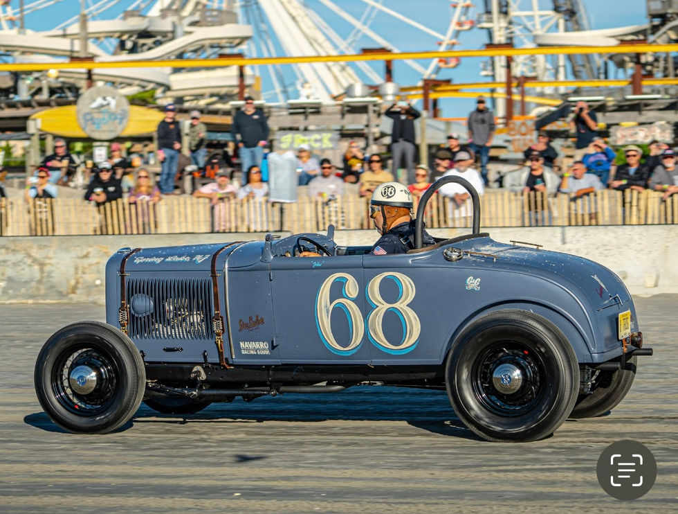 antique classic convertable blue racer