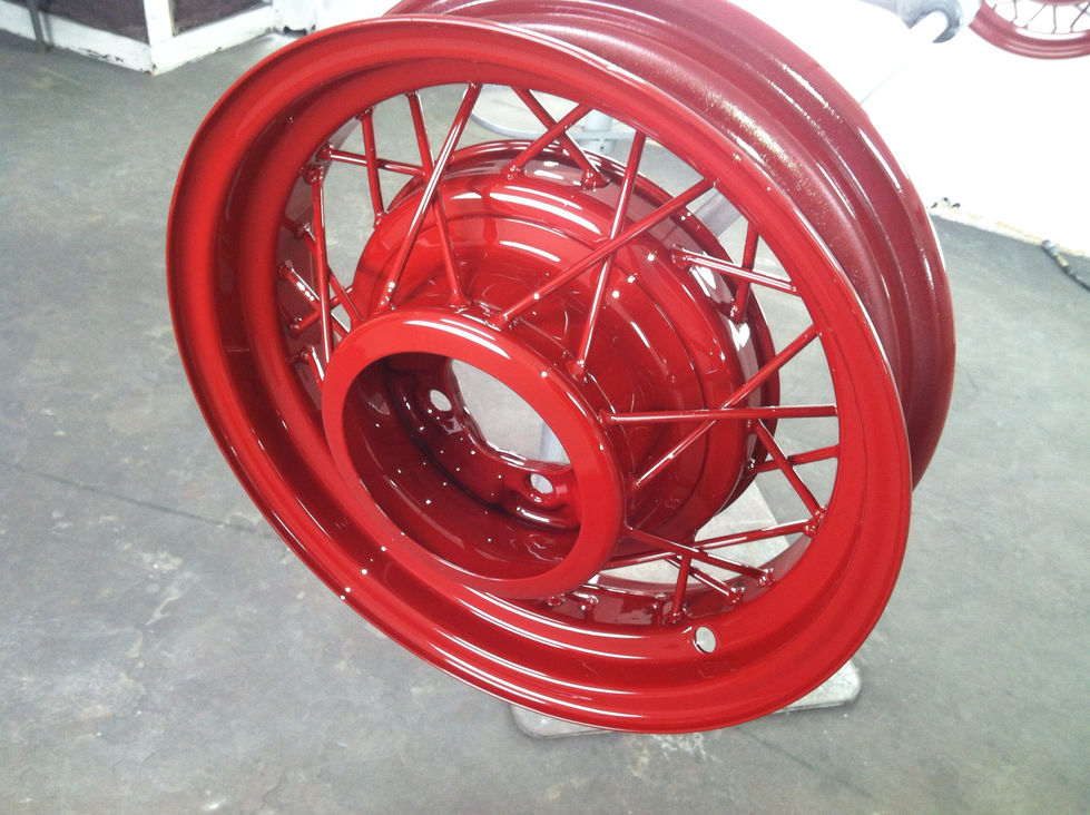red spoke rims