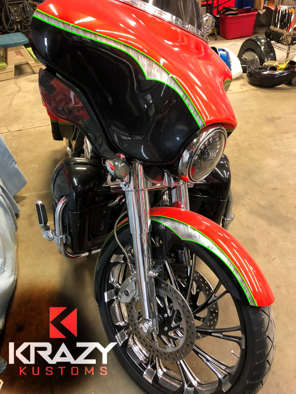 motorcycle front fender
