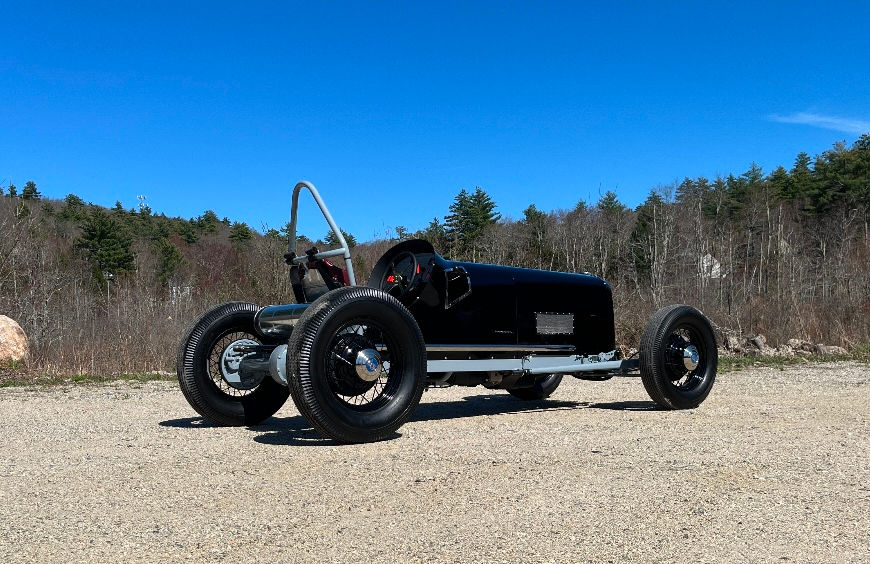 antique classic racer black