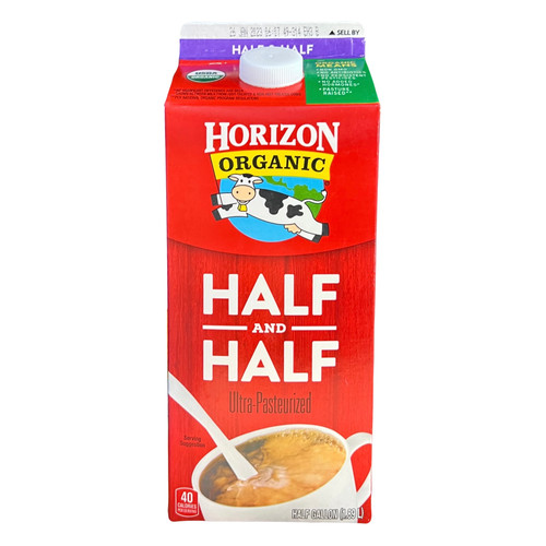 Horizon organic half and half 64 fl oz slopeside