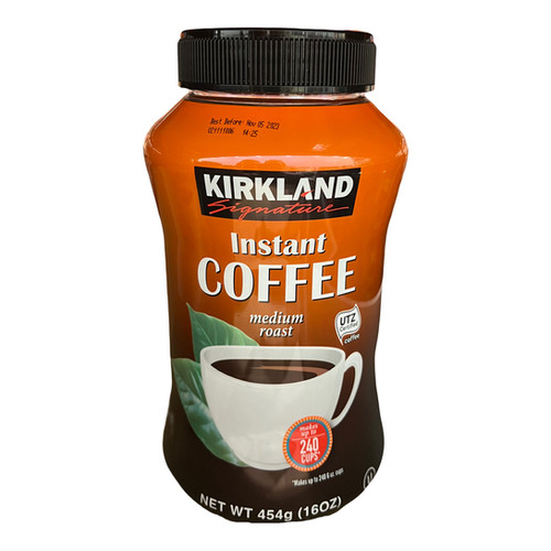 Kirkland Signature Instant Coffee Medium Roast 16 oz Slopeside