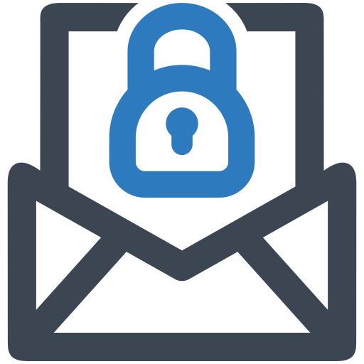 an icon representing email safety