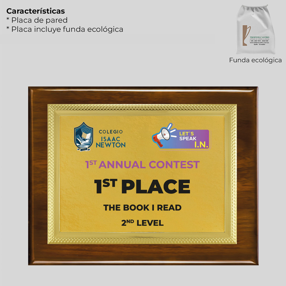 Placa dorada KITS131-163