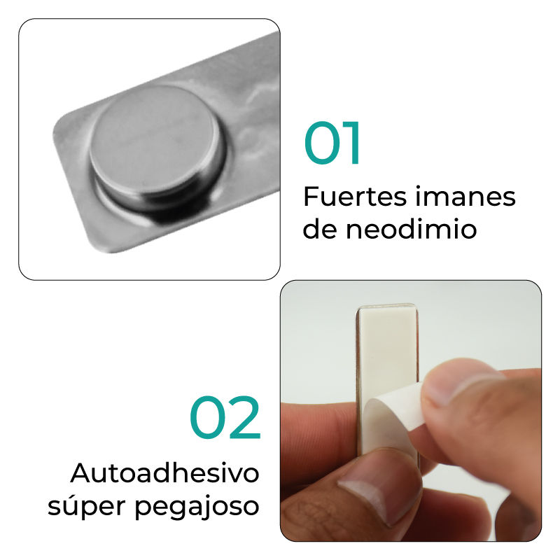 Miniatura: Broche magnético con adhesivo