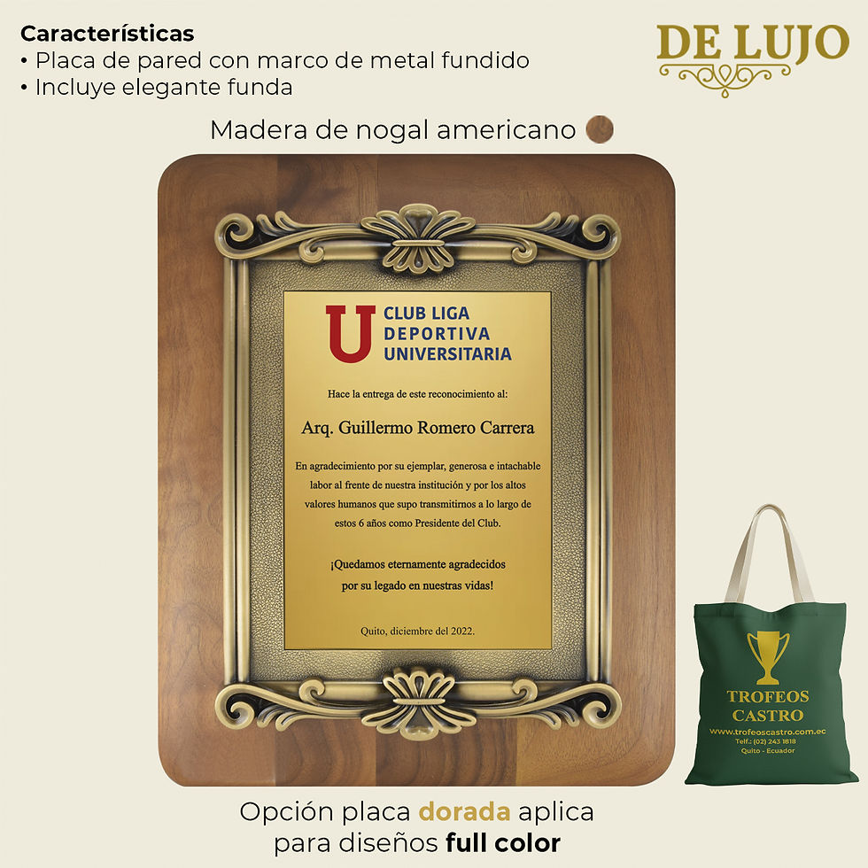 Miniatura: Placa con aplique metálico KITMF201-JGE