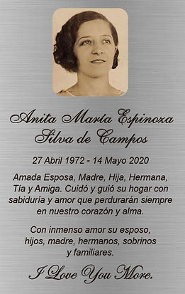 Placas para lápidas