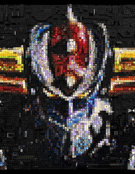 brickboardbuilder
L'art du pixel pop
BBB
Tableau en Lego.
Lego artwork.
Tableau en Lego réemployés. Œuvre en Lego. Pixel art. Pop art. Tableau en Galerie ou sur mesure. Goldorak.
