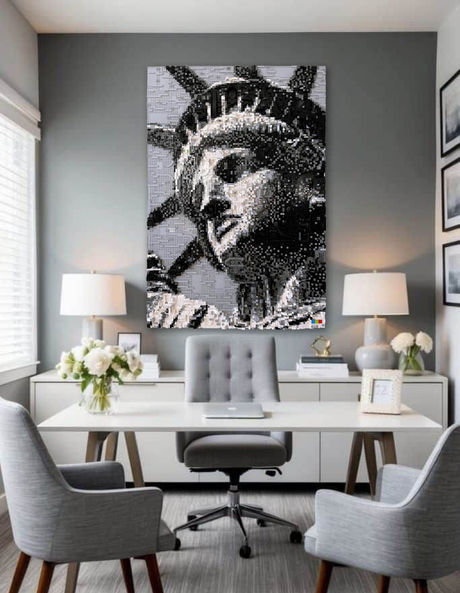 brickboardbuilder.
L'art du pixel pop.
BBB.
Tableau en Lego.
Lego artwork.
Tableau en Lego réemployés. Œuvre en Lego. Pixel art. Pop art. Tableau en Galerie ou sur mesure.
Statue de la liberté Lego. Statue of liberty Lego.