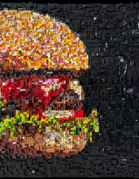 brickboardbuilder.
L'art du pixel pop.
BBB.
Tableau en Lego.
Lego artwork.
Tableau en Lego réemployés. Œuvre en Lego. Pixel art. Pop art. Tableau en Galerie ou sur mesure. Burger en Lego. Lego burger. Burger. Burger artwork.