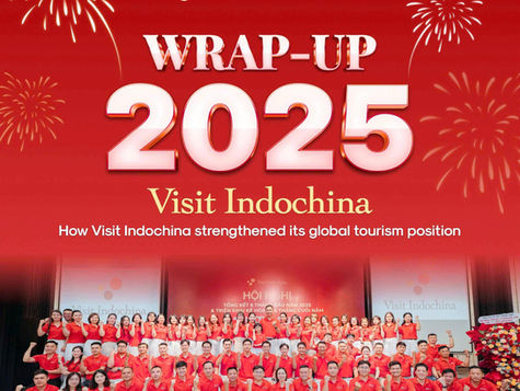 Visit Indochina team members gather at the 2025 mid-year conference in Da Nang, showcasing unity, professionalism, and collective determination for the company’s growth and international tourism development.