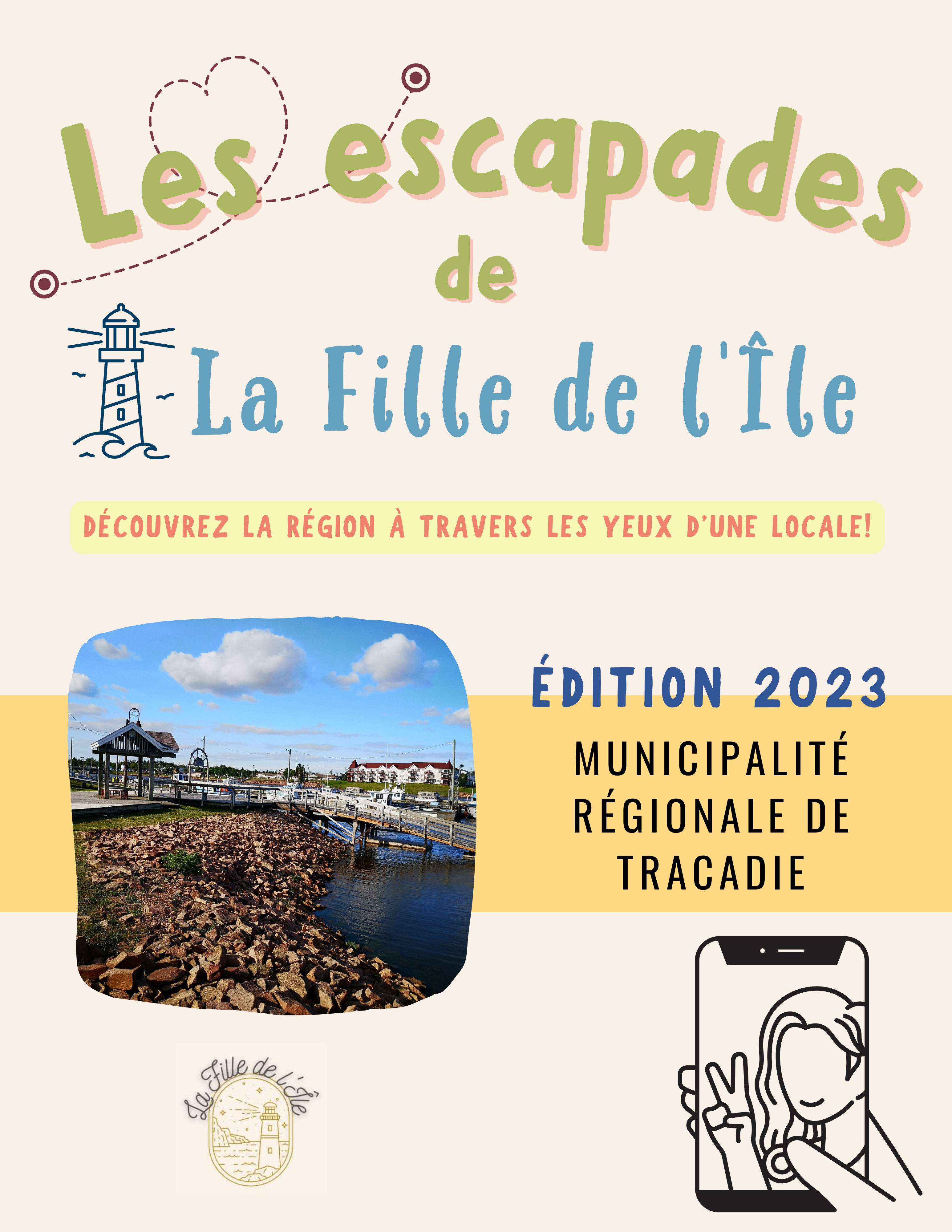 Les Escapades de La Fille de l'Île-Edition Tracadie