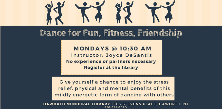 Flyer with people dancing