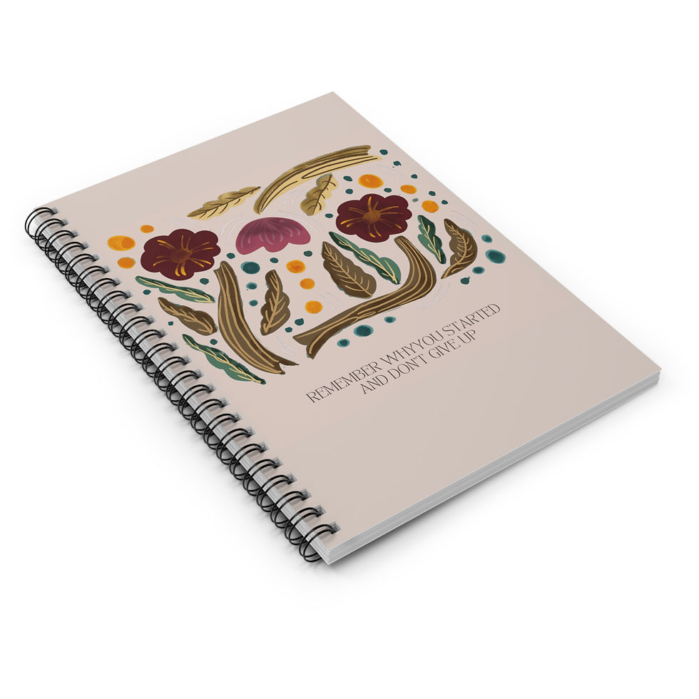 Thumbnail: "Remember Why You Started" Ruled Notebook