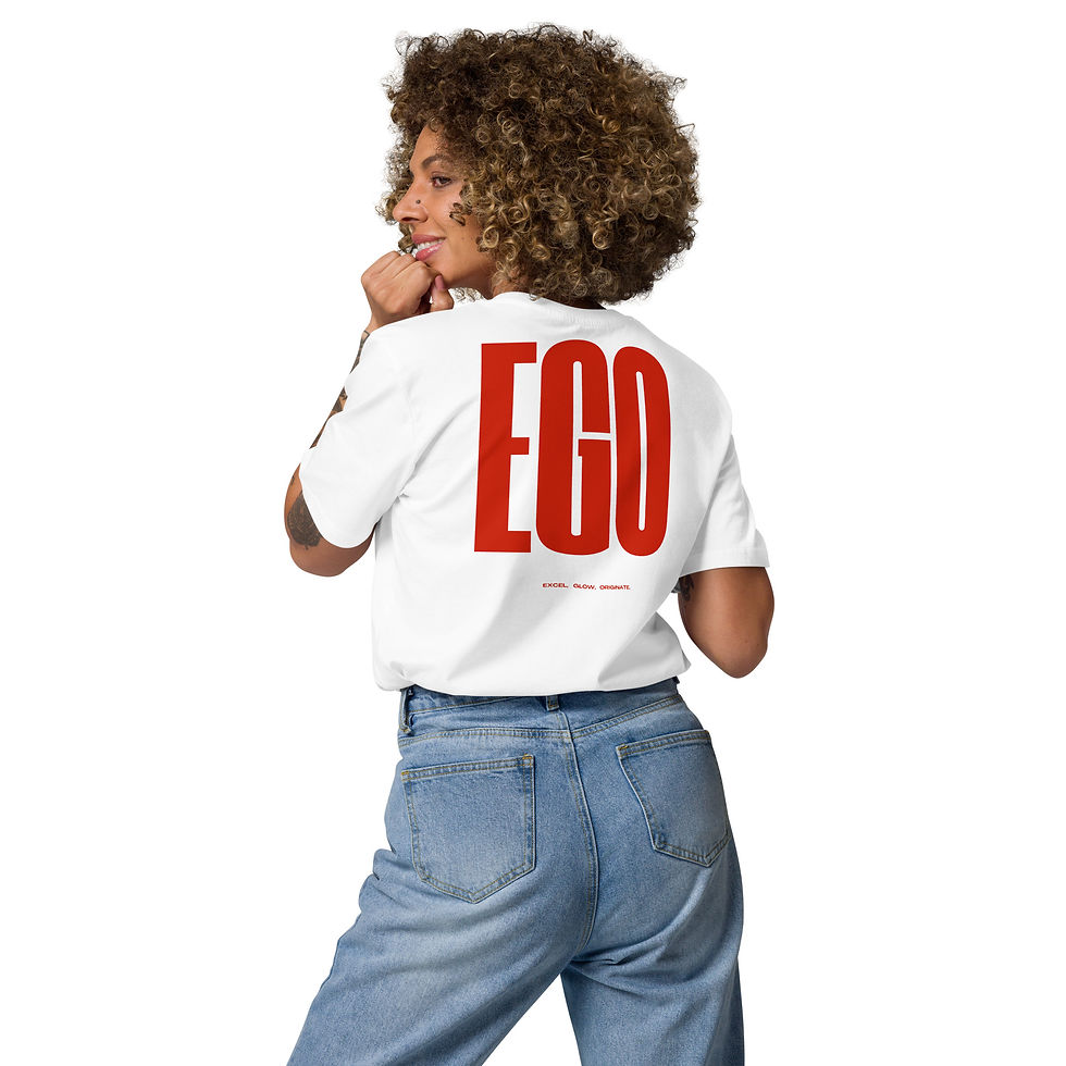 Thumbnail: 100% Organic Cotton T-Shirt: EGO - Redefine Influence and Excellence