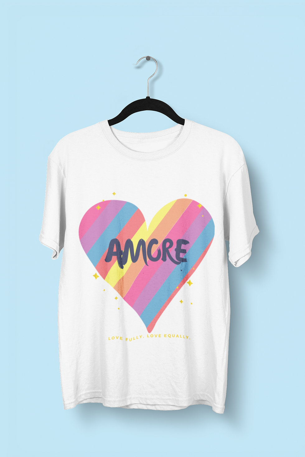 Thumbnail: Amore Heart  T- Shirt - Love Fully and Love Equally