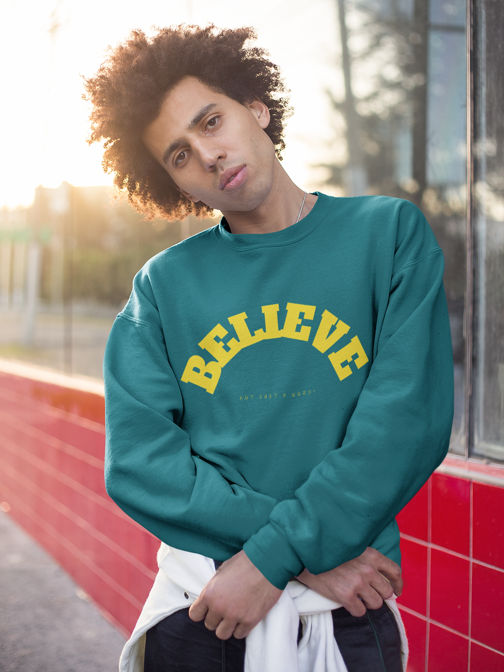 Thumbnail: Believe Crewneck Sweatshirt