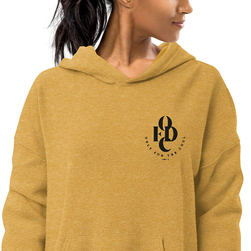 Thumbnail: Only For The Cool Unisex Suede Fleece Hoodie