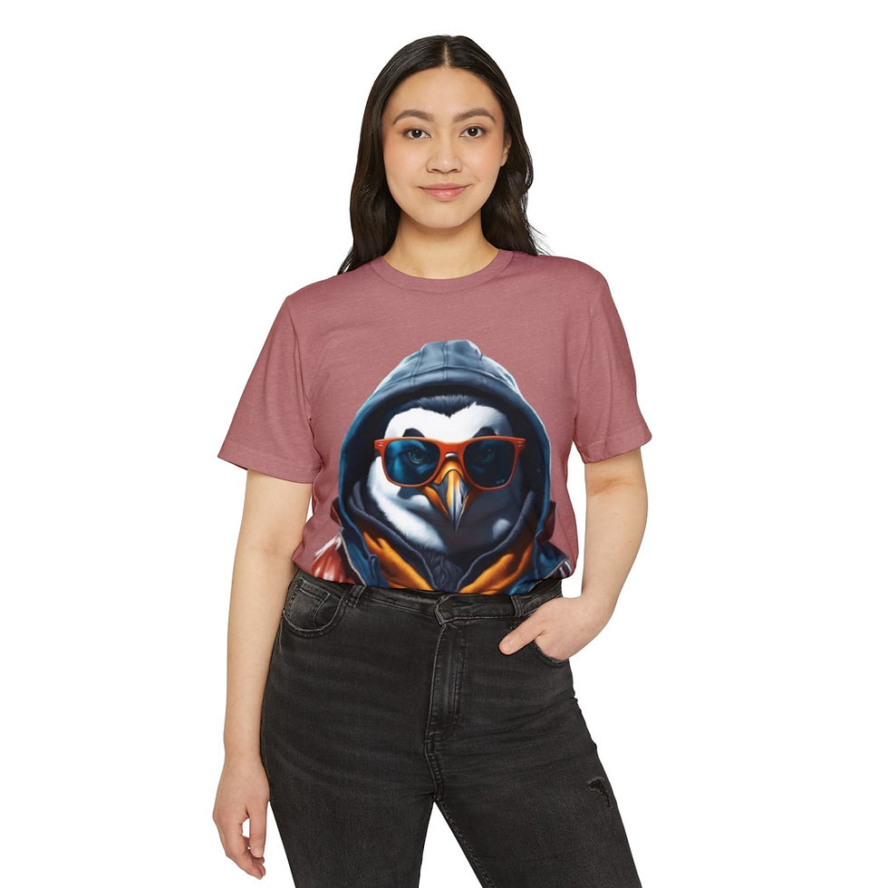 Thumbnail: Eco-Friendly Summer Chill Penguin Vibes T-Shirt for Trendy Casual Style